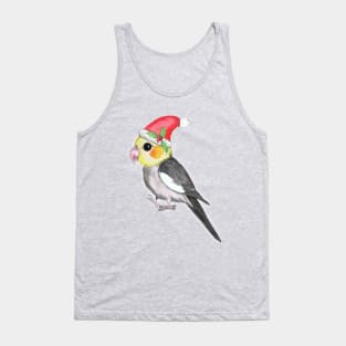 Christmas cockatiel Tank Top